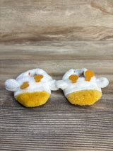 Child Of Mine Plush Slippers White sz 1c
