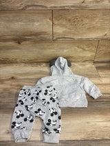 NEW Disney Baby 2pc Mickey Mouse Sweatshirt & Pants Grey sz 3-6m