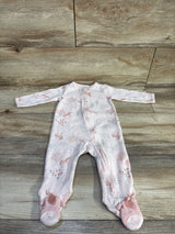 Just One You Waffle Knit Unicorn Sleeper Pink sz 9m