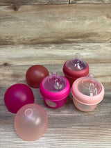 Boon NURSH Silicone Pouch Baby Bottles - 4 fl oz/3pk Pink