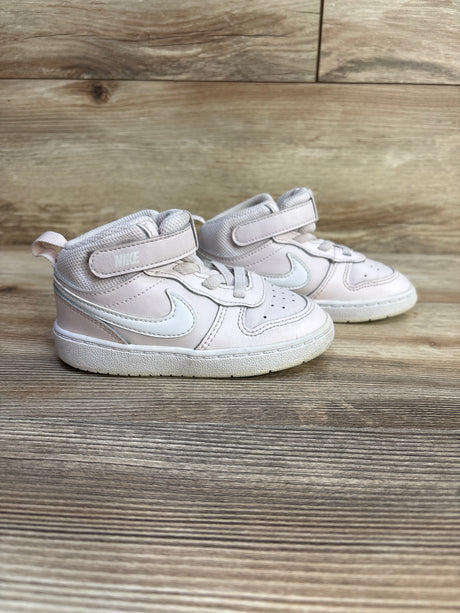 Nike Court Borough Mid 2 TD 'Pearl Pink White' Sneakers sz 8c - Me n Mommy To Be