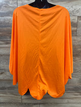 CONGRU Maternity Pumpkin Poncho Costume Orange One Size