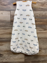 PurelySoft 2-Way Zip Cars Wearable Blanket Ivory sz M/6-12m