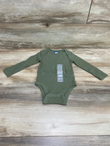 NEW Old Navy Ribbed Olive Green Bodysuit sz 12-18m