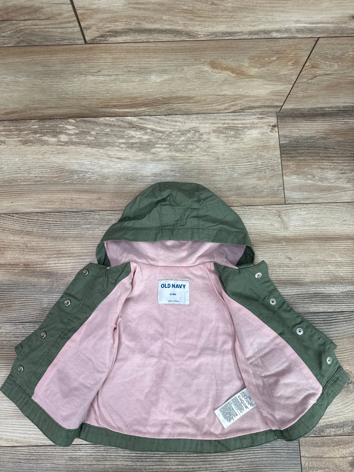 Old Navy Utility Jacket Green sz 0-3m