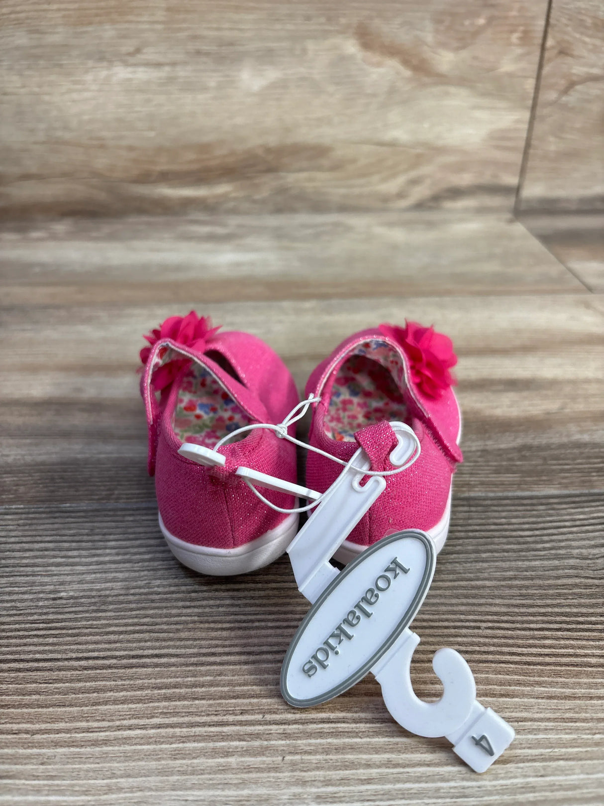 NEW Koala Kids Sparkle Mary Jane Flats Pink sz 4c