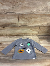 Baby Gap Halloween Interactive Shirt Grey sz 18-24m