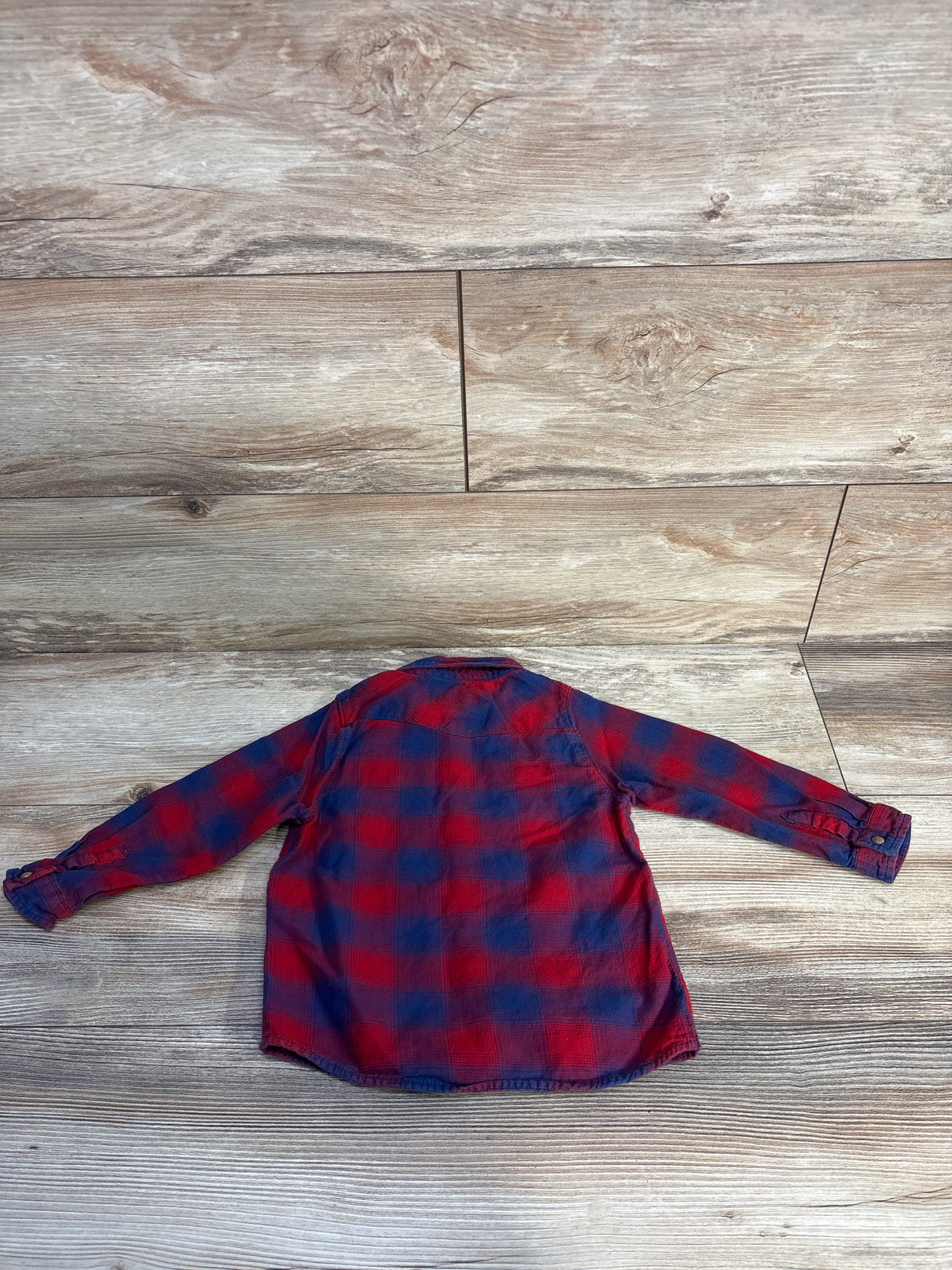 Zara Baby Plaid Flannel Red sz 18-24m