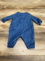 Old Navy Chambray Jumpsuit Blue sz 0-3m