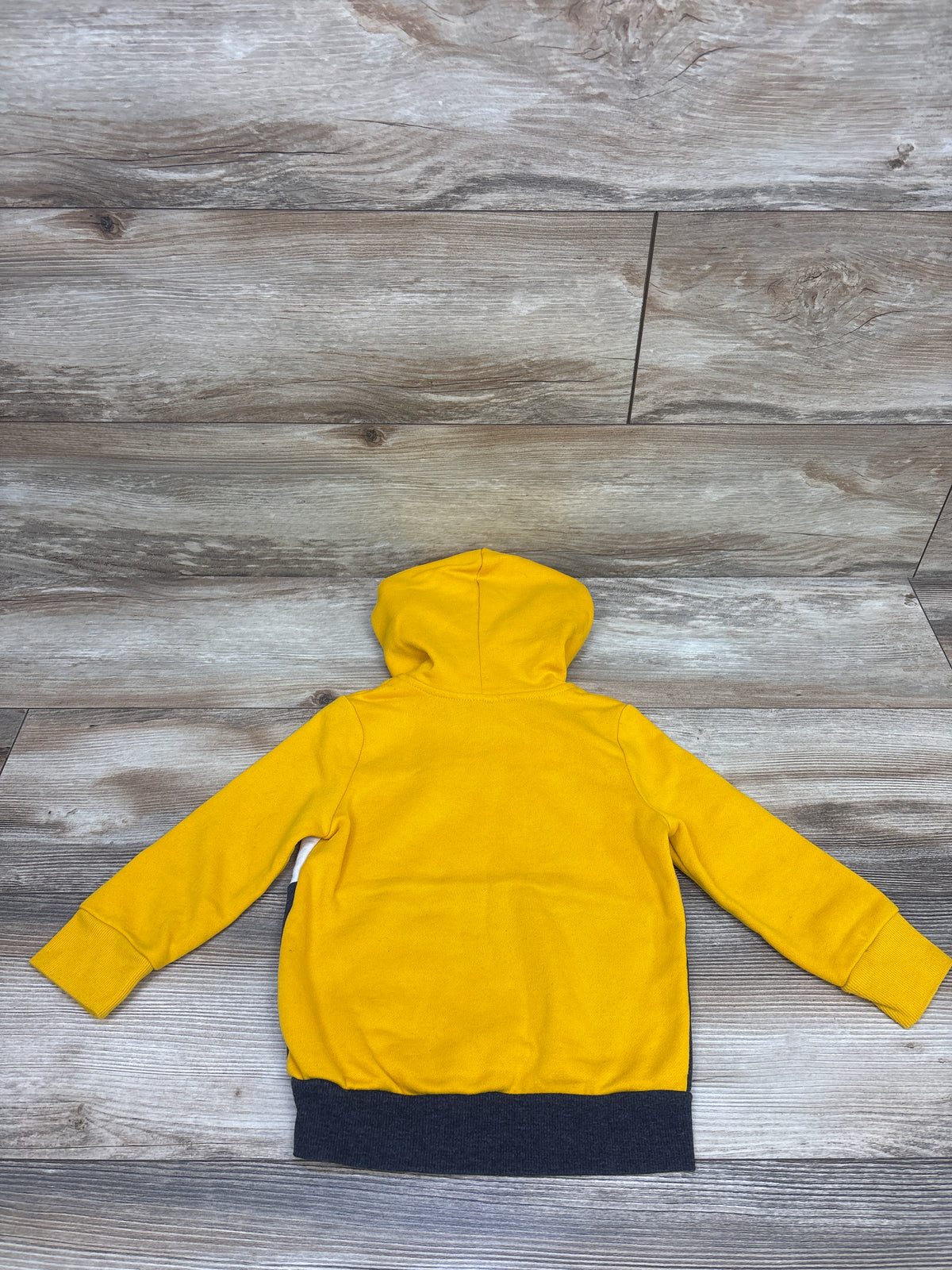 Jumping Beans Pullover Hooded Sweatshirt Yellow sz 2T