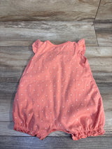 Carter's Polka Dot Shortie Romper Pink sz 12m