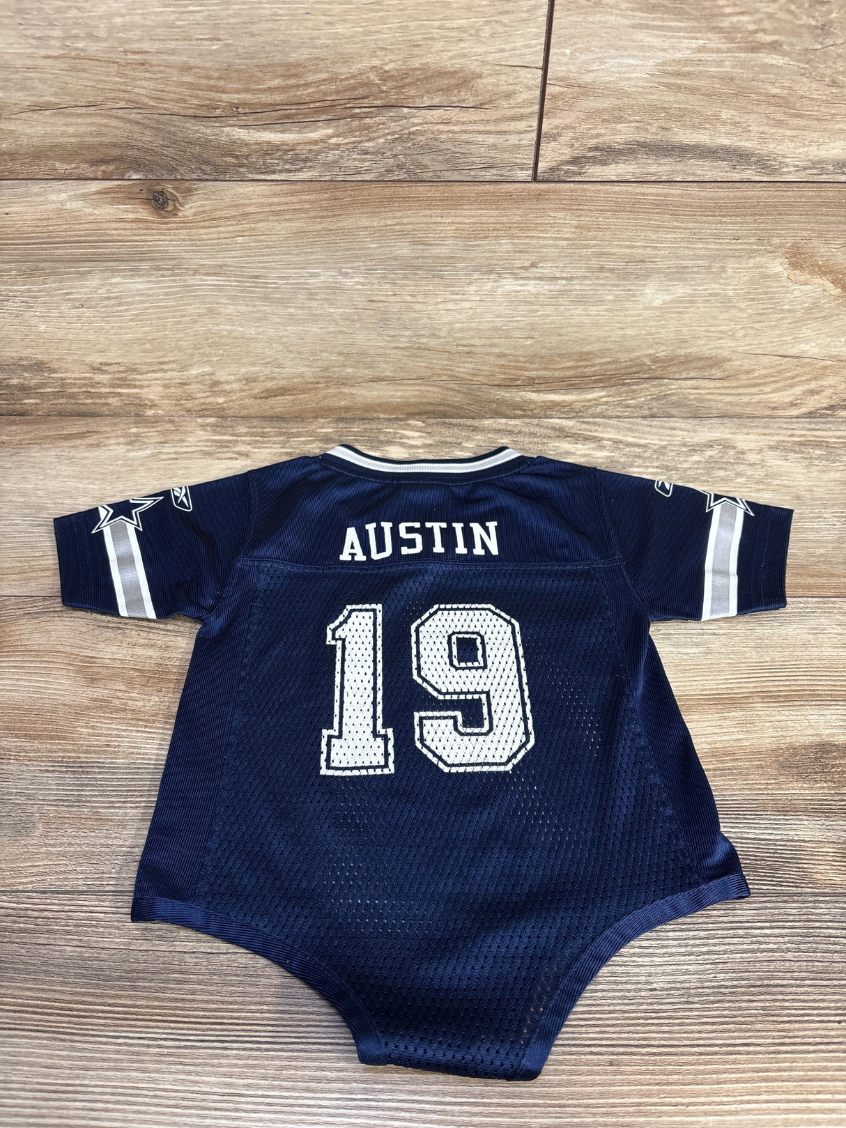 NFL Dallas Cowboys Retired Miles Austen Jersey Bodysuit Blue sz 18m