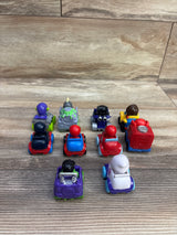 Marvel Spidey and His Amazing Friends 2'' Mini Racer Vehicles 10pk