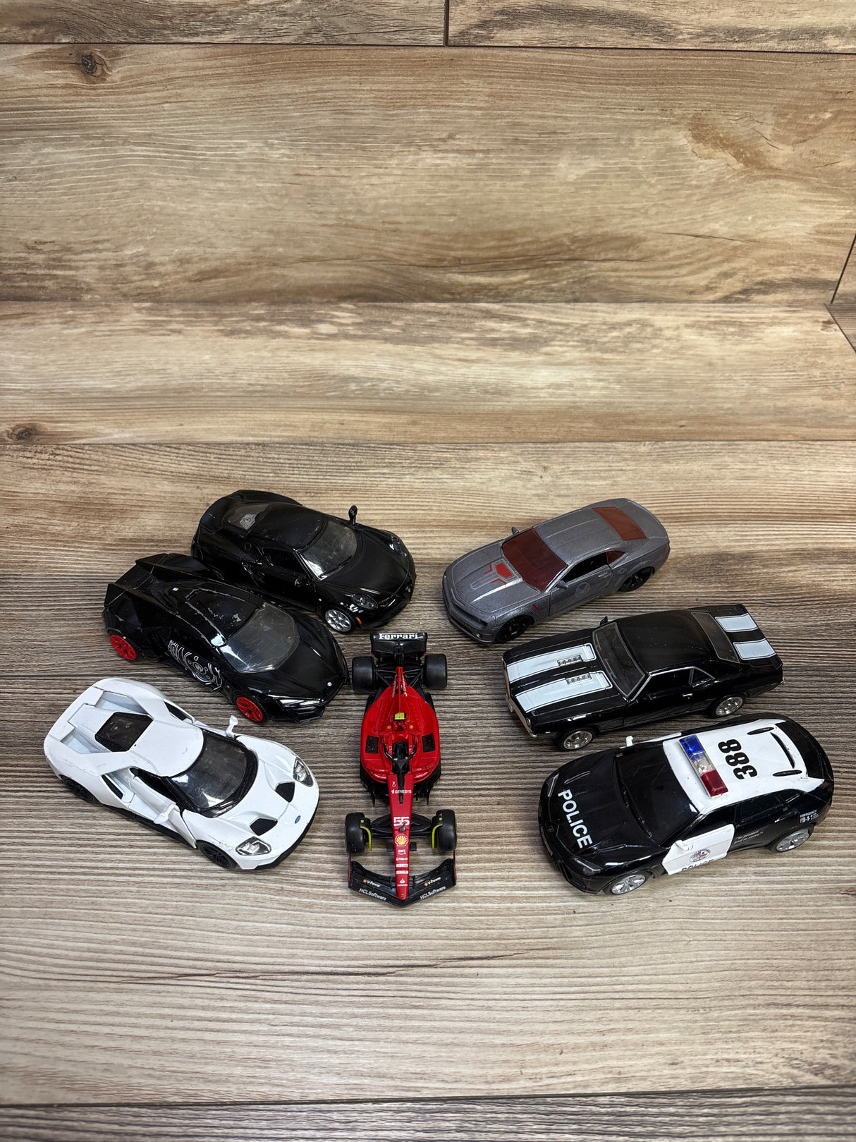7pk Assorted Toy Cars