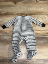 Carter's Truck Striped Sleeper Grey sz 6m