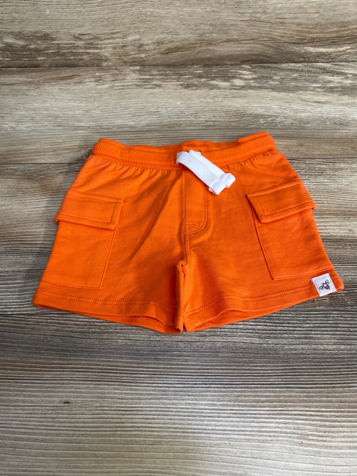 Jumping Beans Drawstring Shorts Orange sz 3-6m