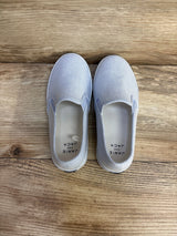 Janie & Jack Oxford Cotton Slip On Sneakers Zen Blue sz 12c - Me n Mommy To Be