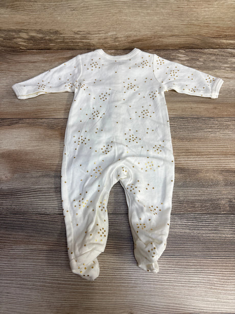 Baby By Bon Bebe Polka Dot Sleeper White sz 0-3m - Me n Mommy To Be