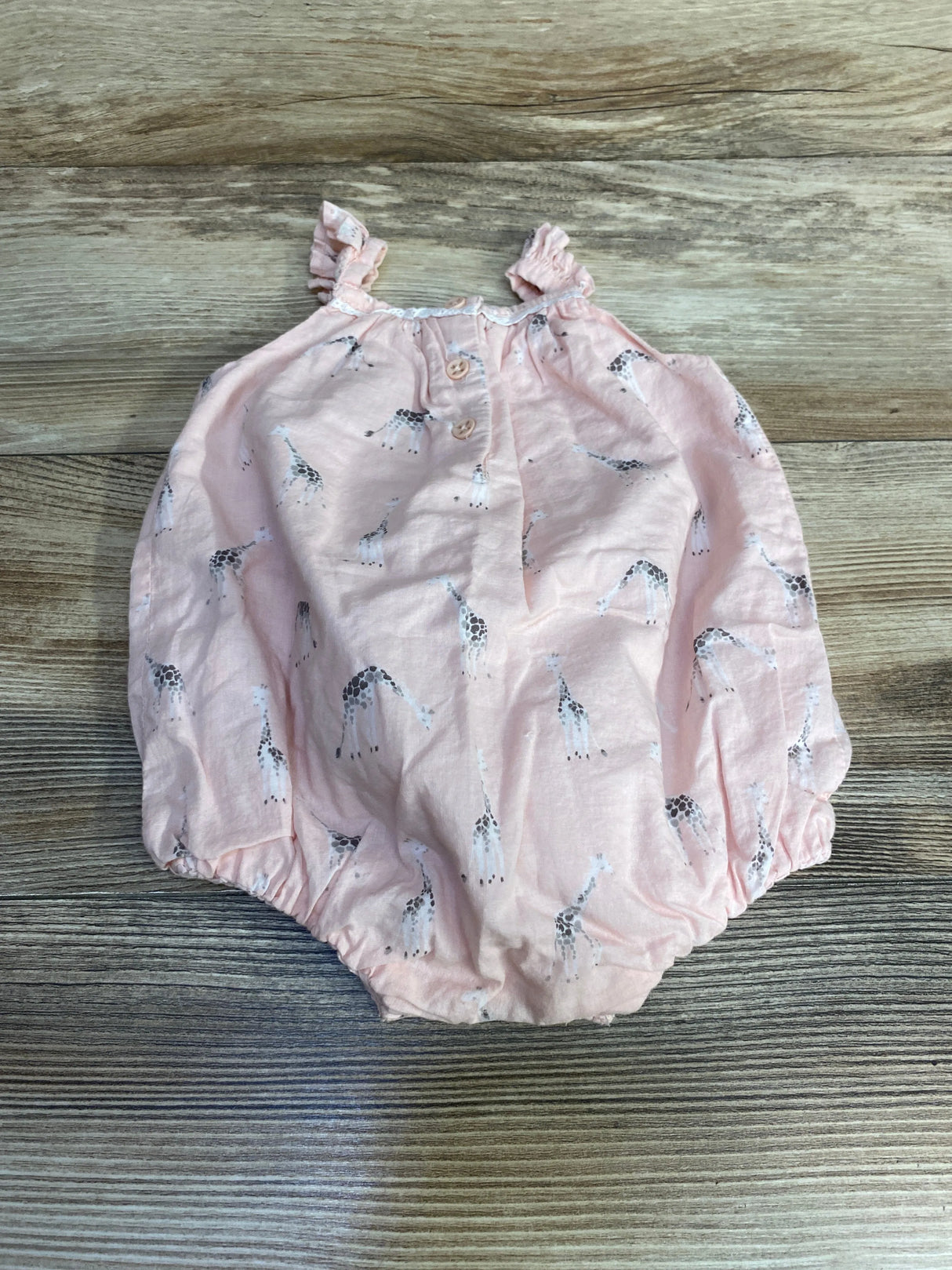 Dylan & Abby Giraffe Print Romper Pink sz 3-6m - Me n Mommy To Be