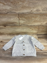NEW H&M Button Cardigan Grey sz 2T