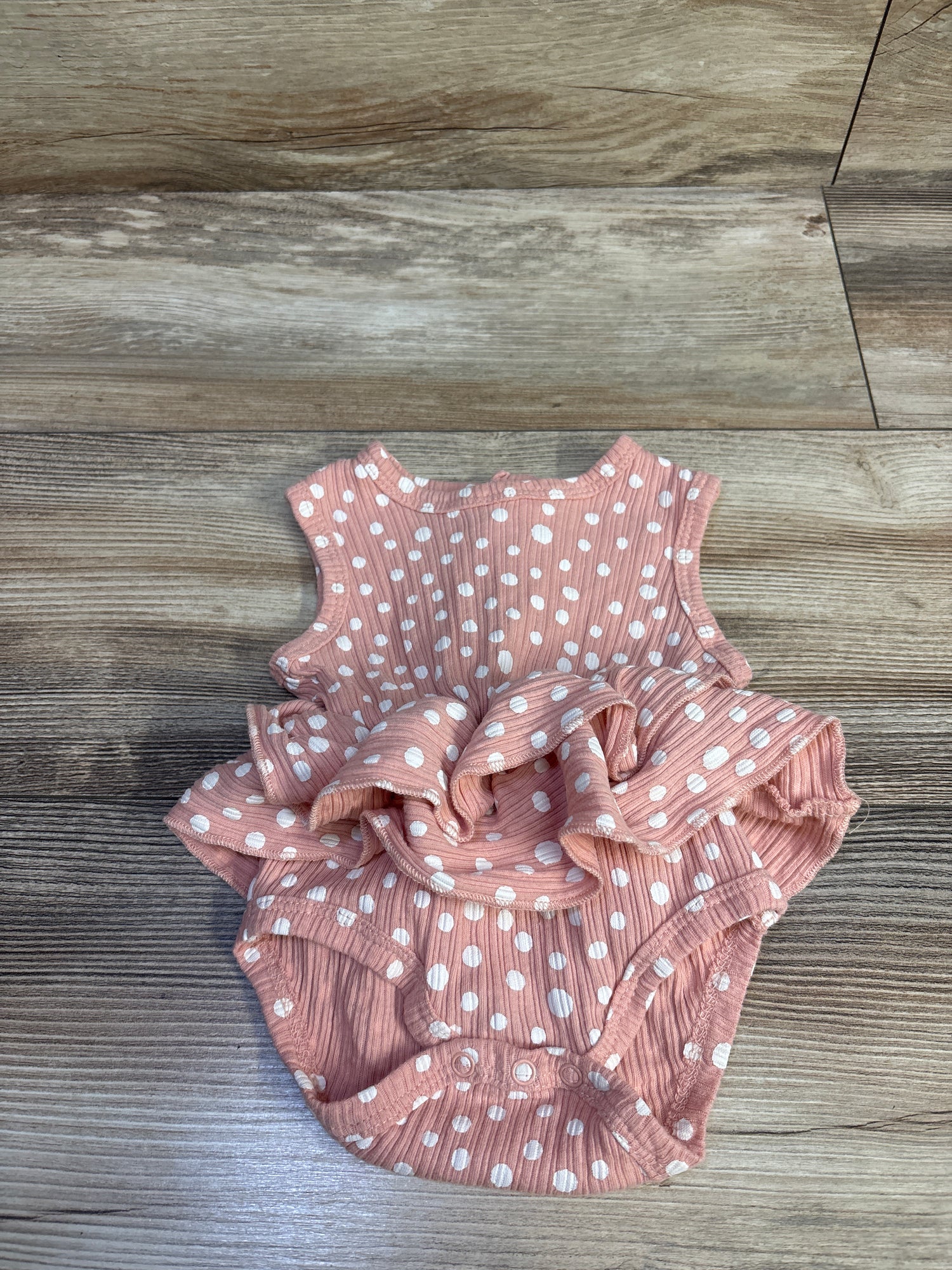 RZ by Rachel Zoe Ribbed Skirted Bodysuit Pink sz 3/6m