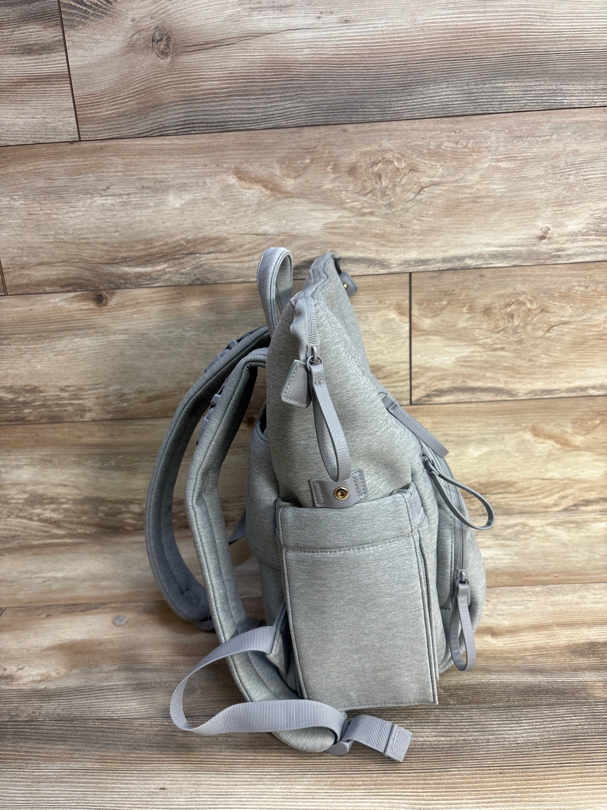 Cloud Island Boxy Diaper Bag Grey