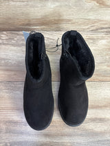 NEW Cat & Jack Arlo Faux Fur Lined Booties Black sz 12c