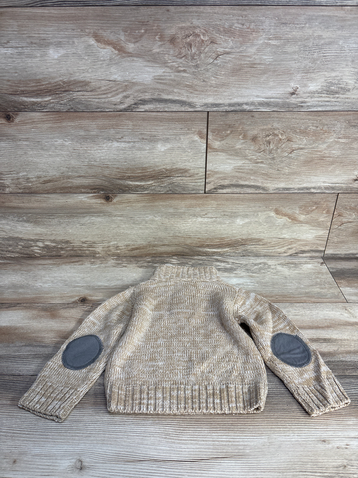 Little Lad Cable Knit Henley Knit Sweater Yellow sz 2T
