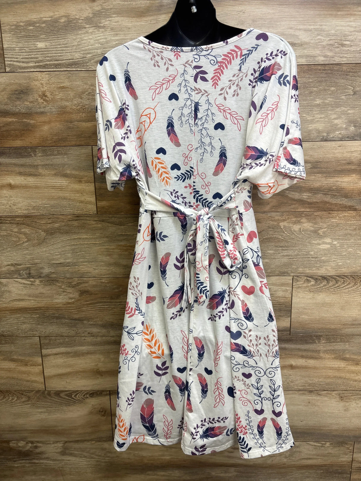 WINROLA 3pc Maternity Robe with Matching Swaddle & Headband Set White sz XXL
