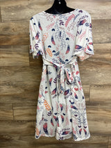 WINROLA 3pc Maternity Robe with Matching Swaddle & Headband Set White sz XXL