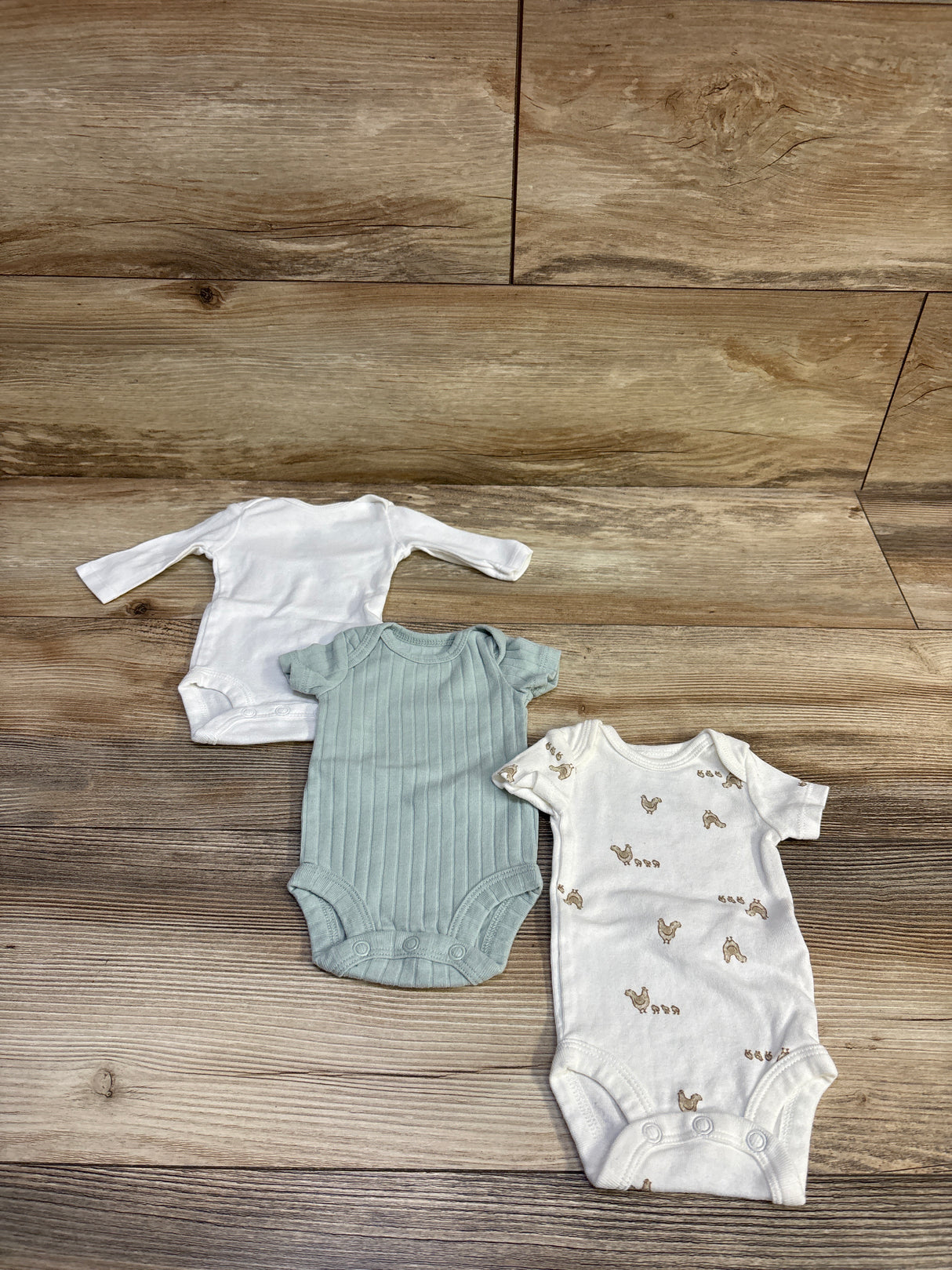 Child of Mine 3pk Bodysuits White sz Preemie