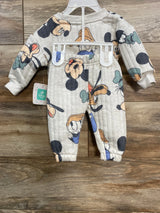 NEW Disney Baby 2pc Ribbed Mickey Mouse Set Grey sz 0-3m