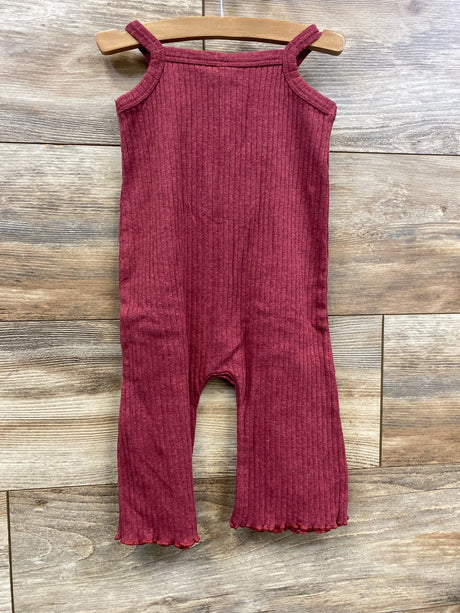 NEW Kate Quinn Organic Ribbed Jumpsuit Red sz 6-12m - Me n Mommy To Be