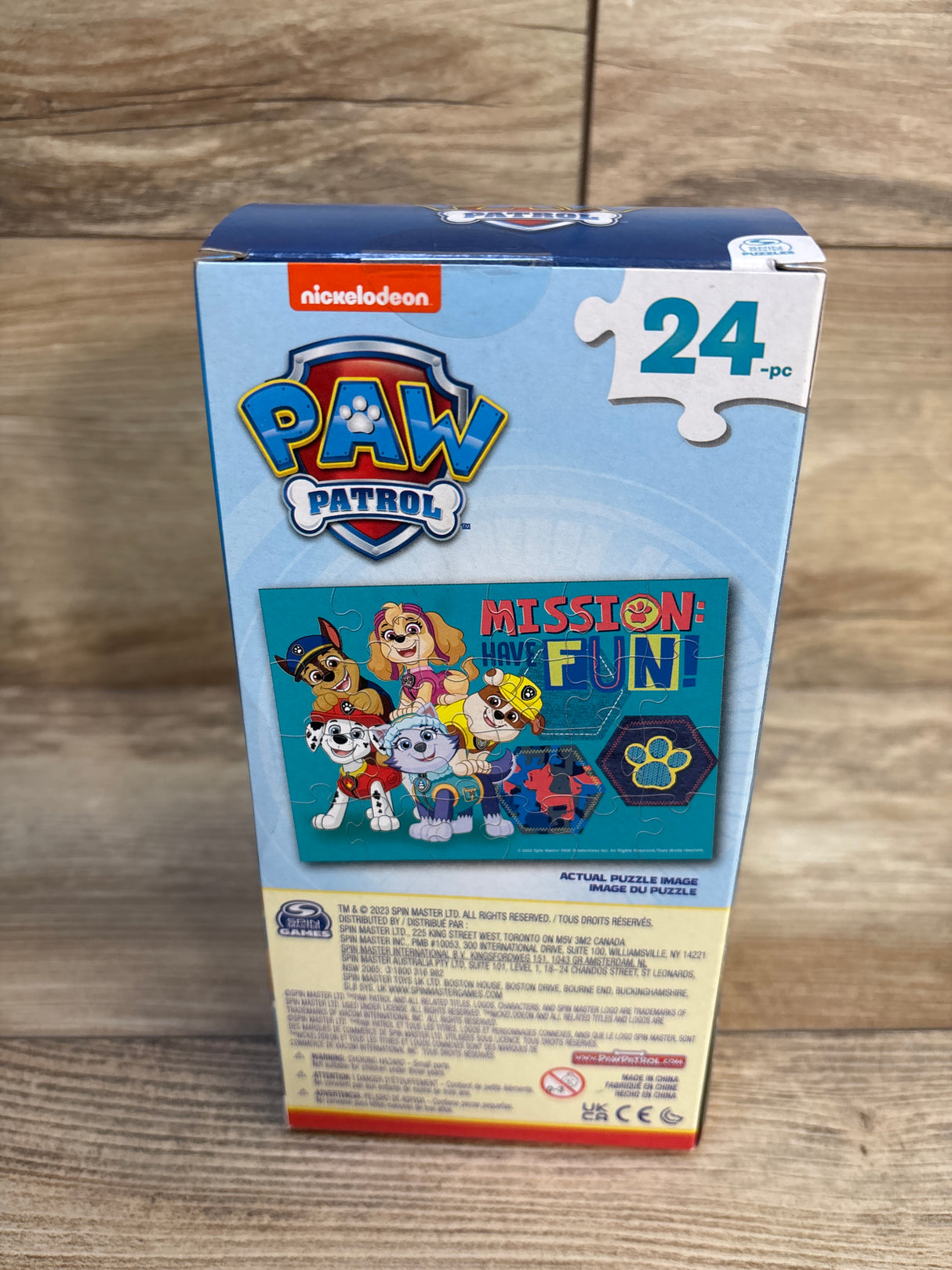 NEW Spin Master Paw Patrol Mission: Have Fun! 24pc Puzzle
