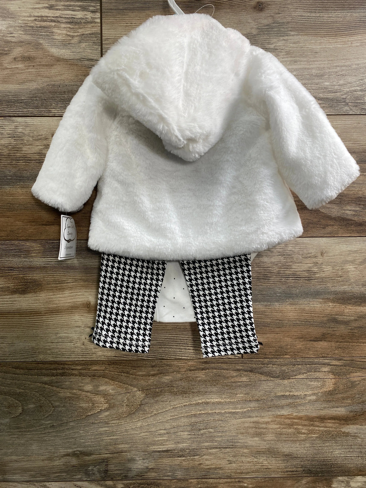 NEW Little Me 3pc Jacket Set White sz 6m