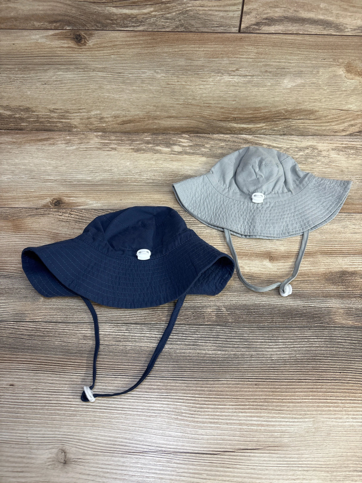 Zando Baby Sun Hats, 2pk Blue/Grey