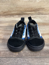 Vans Toddler Old Skool Blue Lightning Shoes sz 4.5c