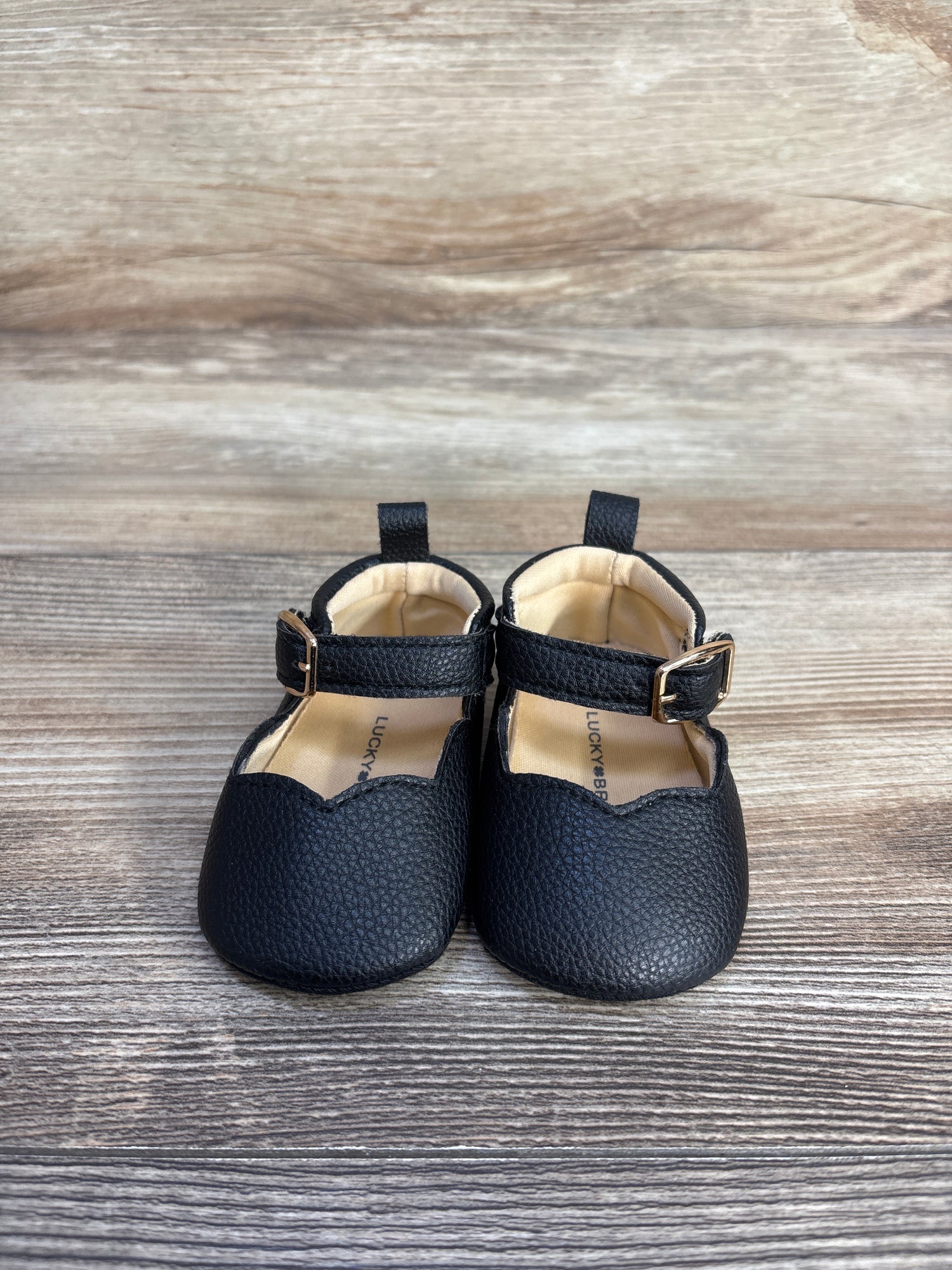 Lucky Brand Mary Jane Crib Shoes Black sz 1c