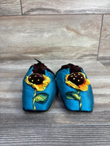 Goody Sassy Slippers LJ Designs Teal sz 6/7c