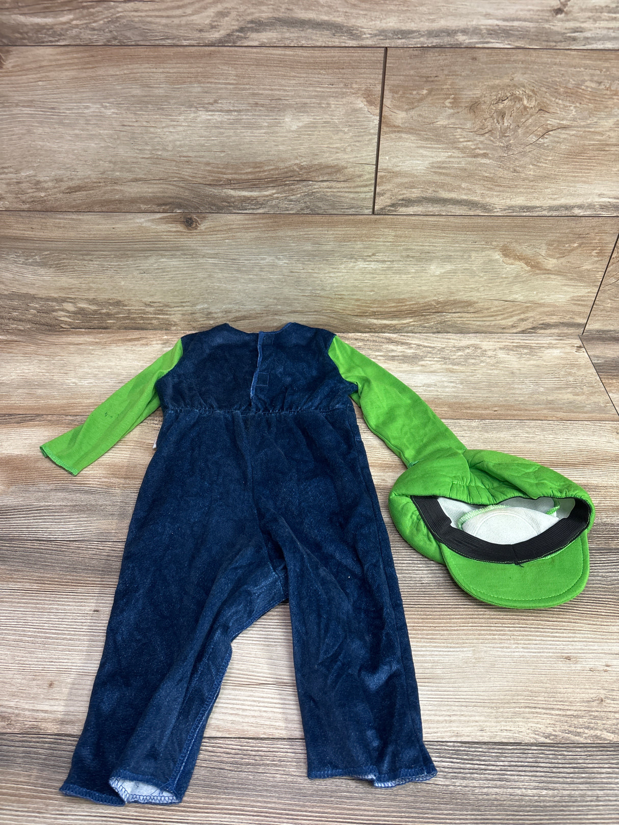 Disguise 2pc Luigi Costume Green sz 12-18m