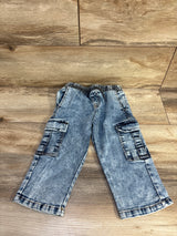 Volcom Cargo Drawstring Jeans Blue sz 2T