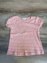 Little Lass Striped Ribbed Shirt White sz 5T