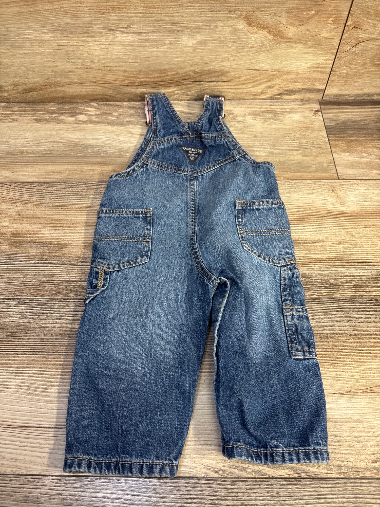 OshKosh Denim Overalls Blue sz 6-9m