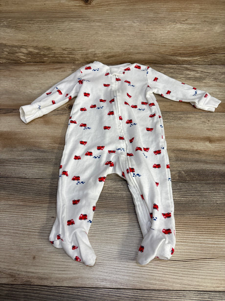 Carter's Firetruck Sleeper White sz 6m - Me n Mommy To Be
