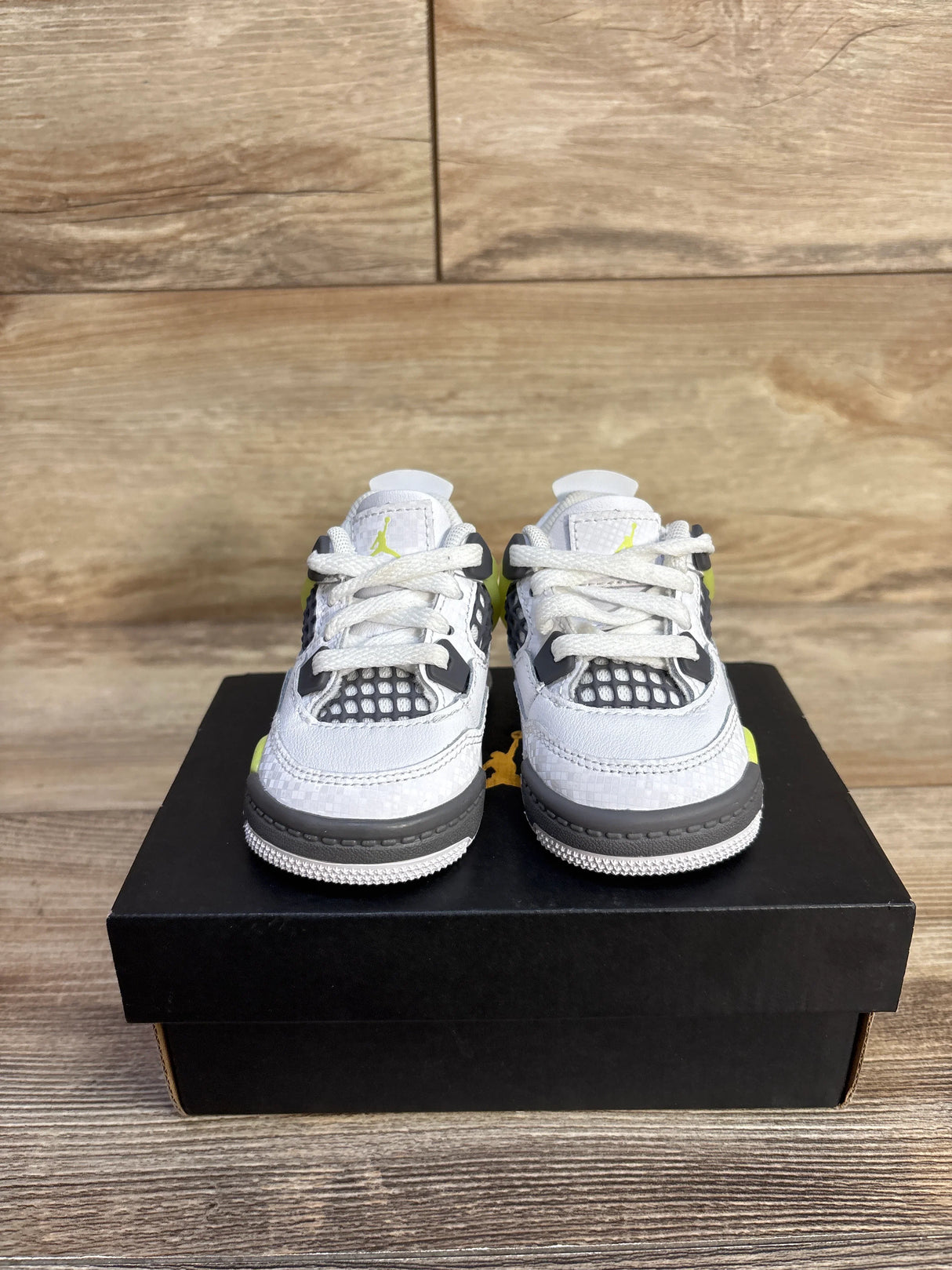 Jordan 4 Retro TD 'Light Lemon Twist' sz 2c