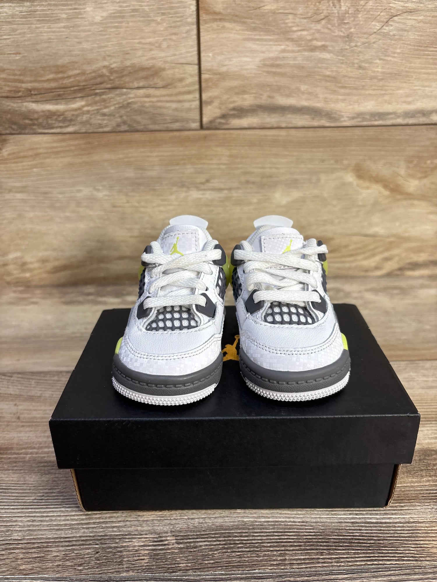 Jordan 4 Retro TD 'Light Lemon Twist' sz 2c
