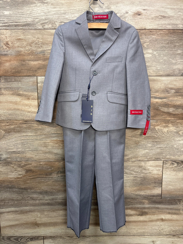 NEW BJK Collection 3pc Slim Fit Suit Set Grey sz 3T - Me n Mommy To Be