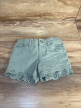 OshKosh Eyelet Trim Demin Shorts Light Blue sz 4T