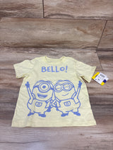 NEW Minions Shirt Pale Yellow sz 2T