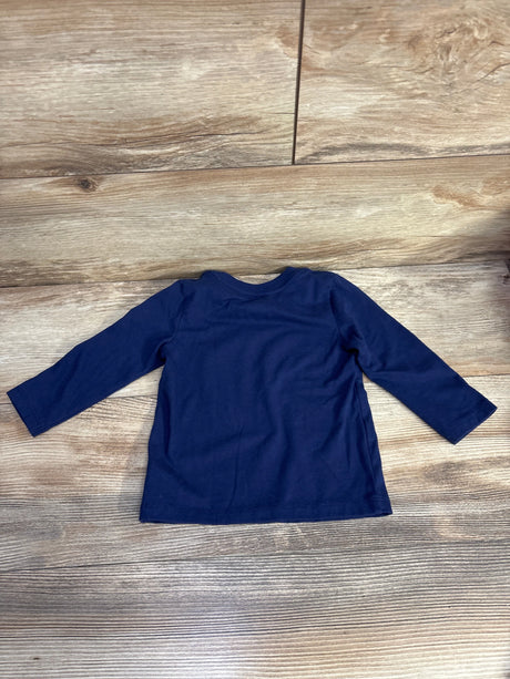 Cat & Jack Go Outside Shirt Blue sz 18m - Me n Mommy To Be